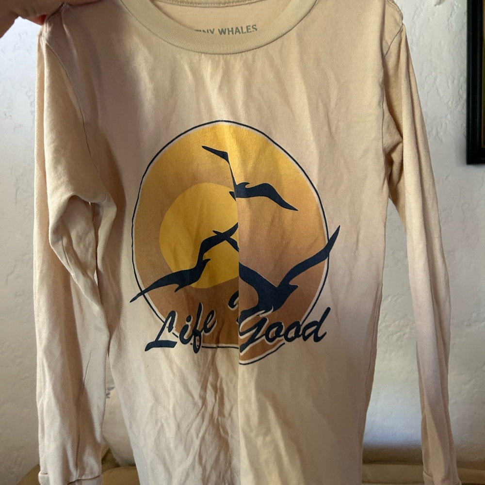 Tiny Whales long sleeve size 6